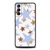 Colorful Stars Phone Case For Samsung Galaxy S25 Edge S24 S23 S22 Ultra S20 S21 FE 5G S10 S9 Plus S10E Soft Cover