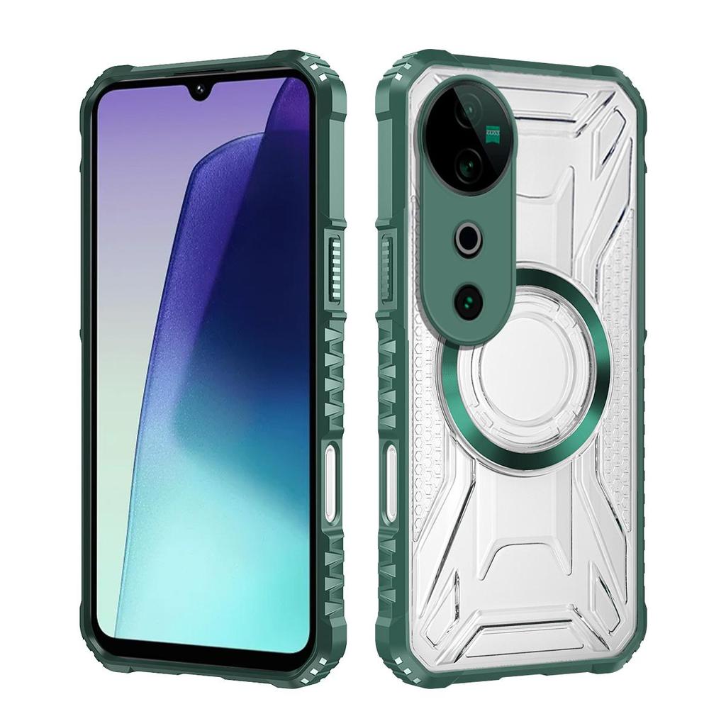 Battle Shadow Series Armor Phone Case for Vivo V40,V40 Pro Shockproof Anti‑Drop Protective Cover