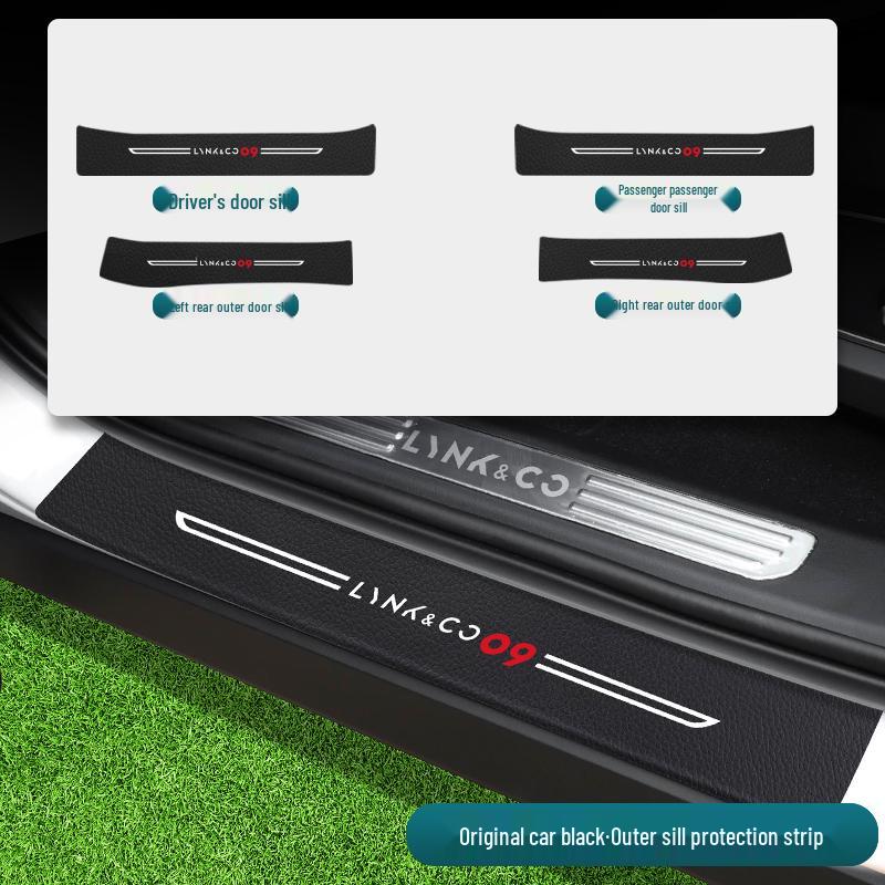 

Lynk & Co 09 Door Anti-Kick & Scratch Pad (2021-2025) - Interior Door Protection Panel