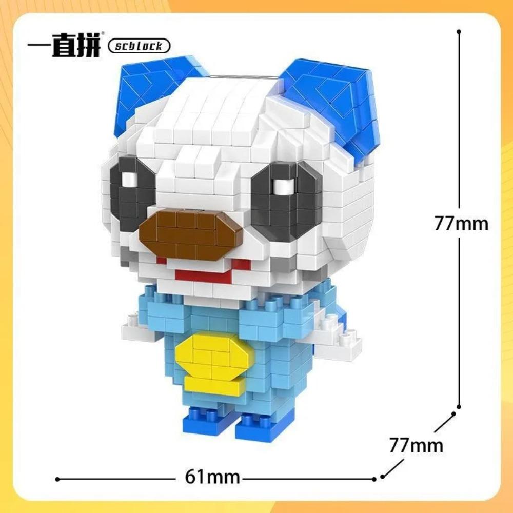 Pokemon Building Blocks Small Cartoon Mini Block Pikachu Charizard Eevee Mewtwo Anime Assemble Action Model Dolls Boys Toys