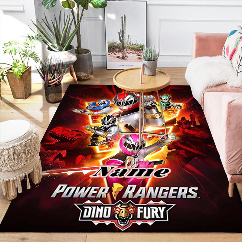 Custom 1Pc Power Rangers Teamup Rug Office Carpet Indoor Outdoor Entrance Doormat Nonslip Soft And Comfortable Living Room D2915222