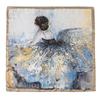 Ballet Girl Print Mulberry Silk Scarf – Elegant Autumn Square Neck Scarf for Women