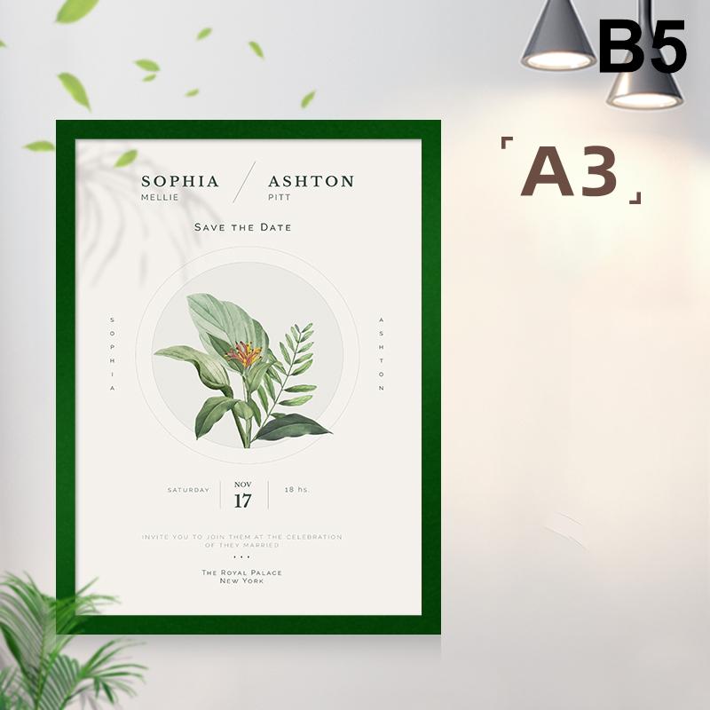 A3/A4 Magnetic Picture Frames Wall Kpop Pocard Holder Display Decor For Wall Window Office Advertise Fridge