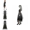 Dark Vampire Bride Halloween Costume For Women With Lace Polyester For Cosplay And Party