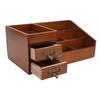 Wooden Makeup Organizer Antique Retro Multi Layer Wooden Storage Cabinet Desk Cosmetic Drawer