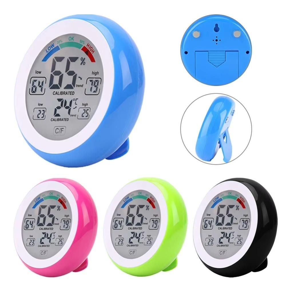 Circular Digital Thermometer Hygrometer  Temperature Humidity Tester  Fridge Monitoring