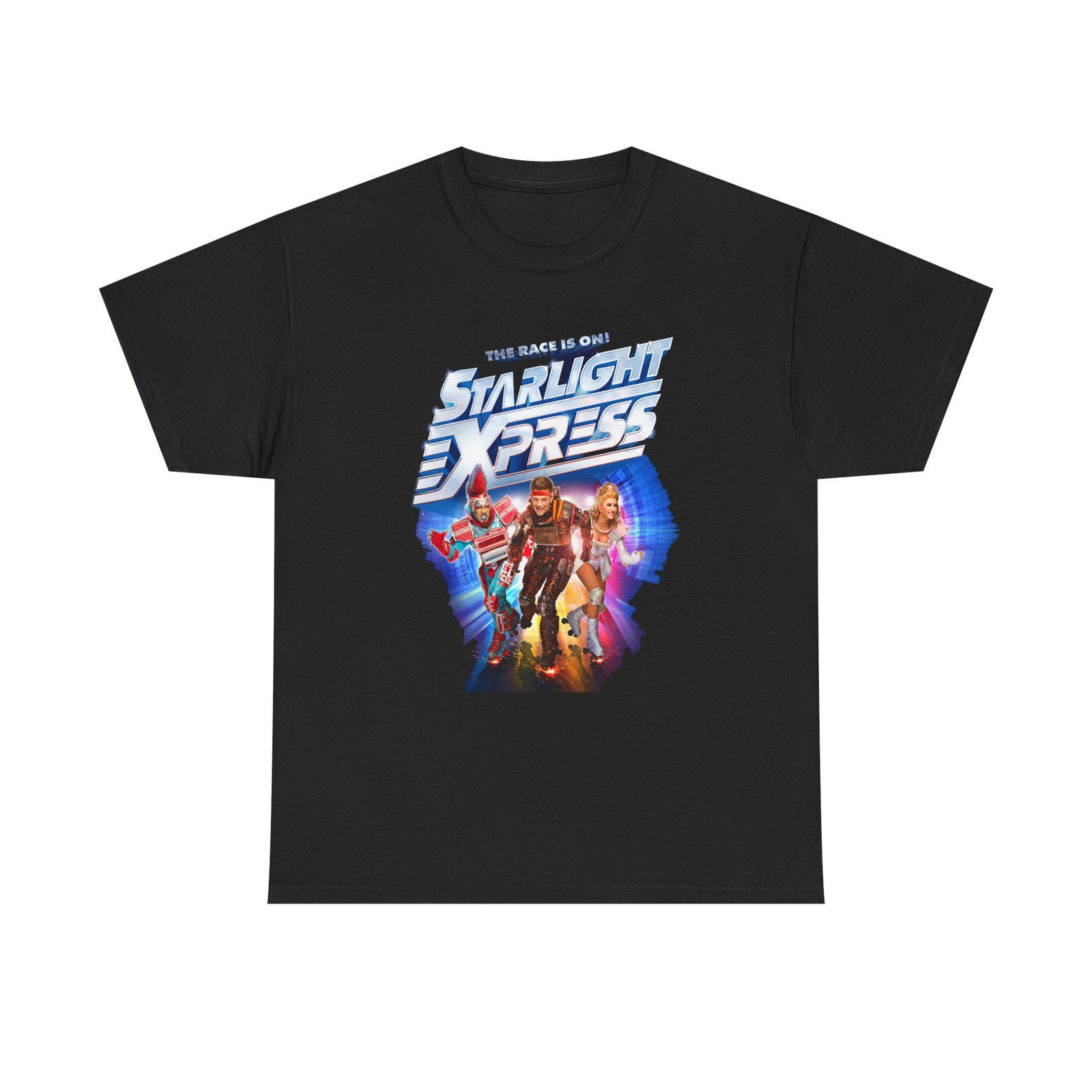Starlight Express Musical Logo Black Blue Tee T-Shirt Size S to 5XL S