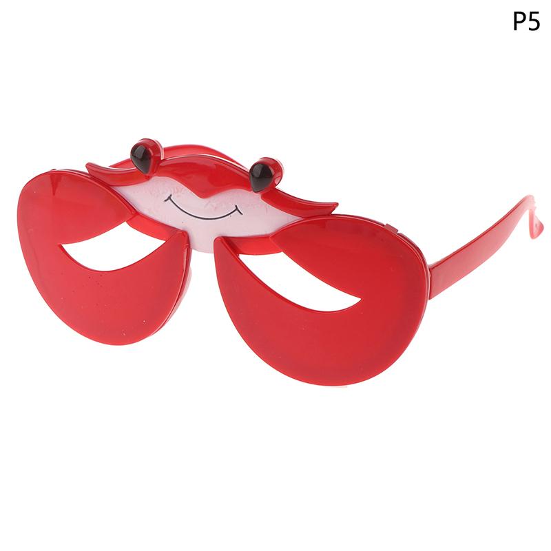 1Pc Hawaii Tropical Party Sunglasses Luau Pool Beach Party Decoration Supplies Cartoon Funny Glasses Photo Props