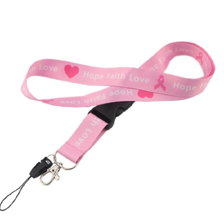 5pcs Empowerment Lanyard Set for Awareness Accessory Key and Phone Holder Strap Keychain Holder for Women Girls