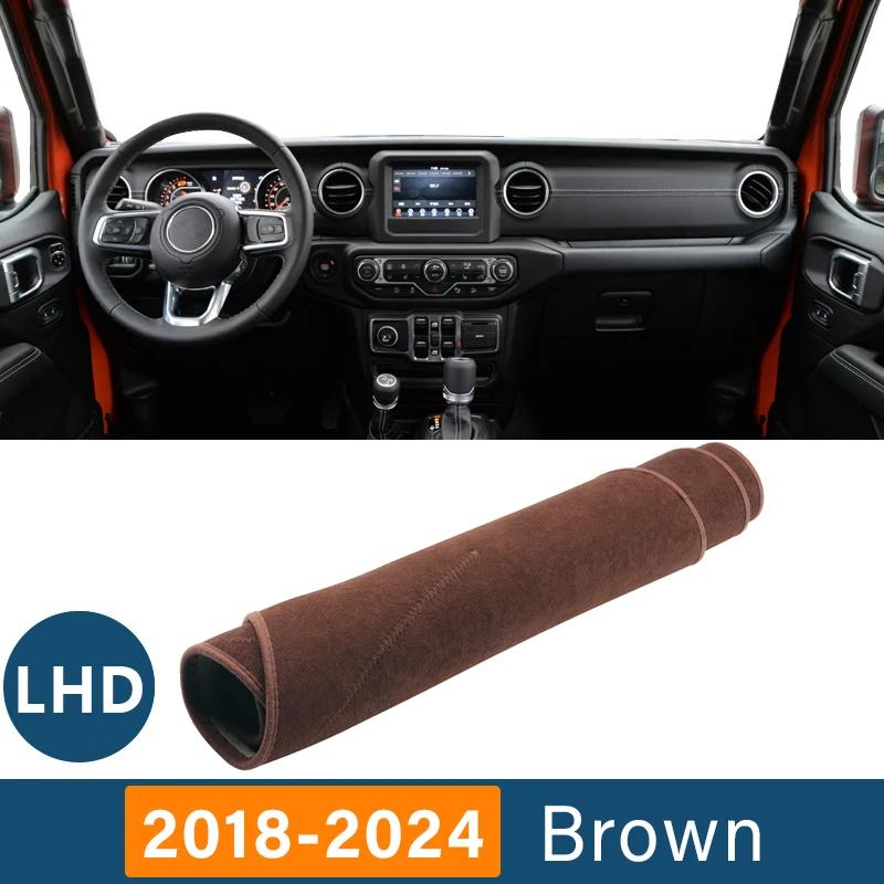 Car Cover Avoid Light Pad Anti-UV Carpets Case Non-Slip Mats Dashboard For Jeep Wrangler JL 2018      2024