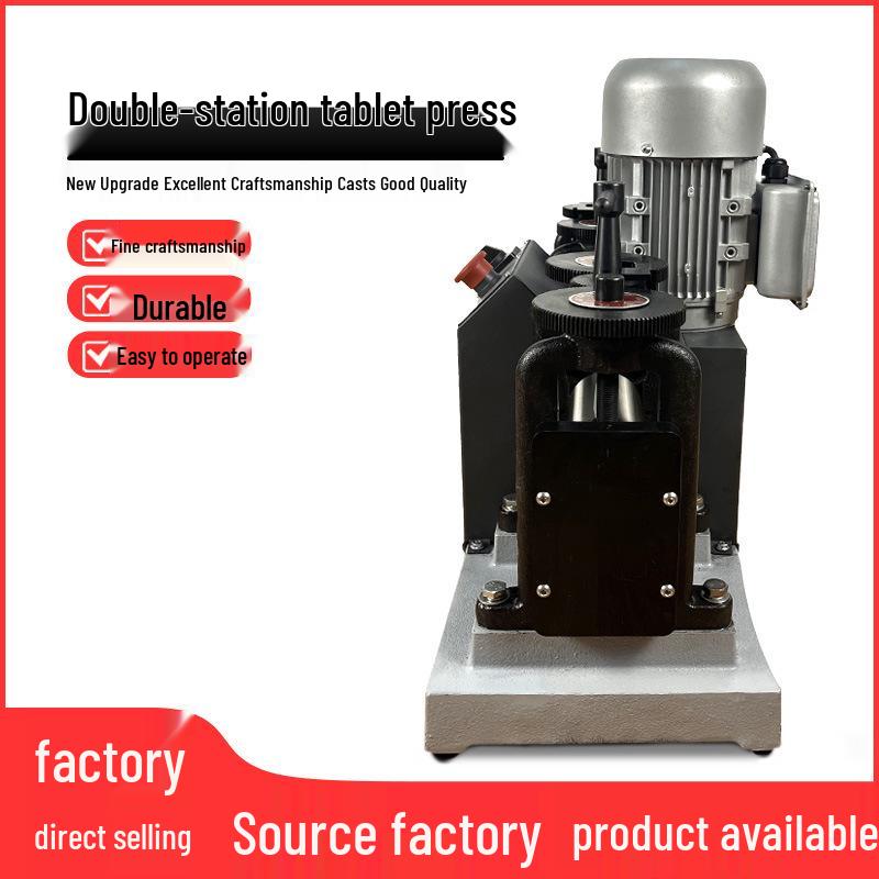 Dual-Head Electric Tablet Press: Jewelry Wire, Gold & Silver Forming Machine