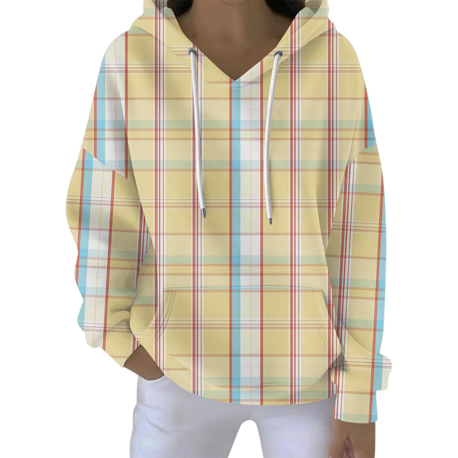 

Женская модная повседневная толстовка с капюшоном, свободного кроя, с принтом, с длинными рукавами XL жёлтый