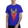 Gangster Cat unisex T Shirts Meowdy Cowboy Cat Creative Tee Shirt Short Sleeve O Neck 100% Cotton Gift Idea Tops T-Shirt
