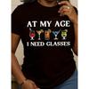 Unisexs Cocktail Letter Graphic Tee Colorful Funny Drink Print Crew Neck Short Sleeve Casual Top