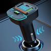 Car Music Adapter Wireless Fm Transmitter Radio Receiver Hifi Bass Car Accessories Led Display Wireless Radio For Vehicle Car