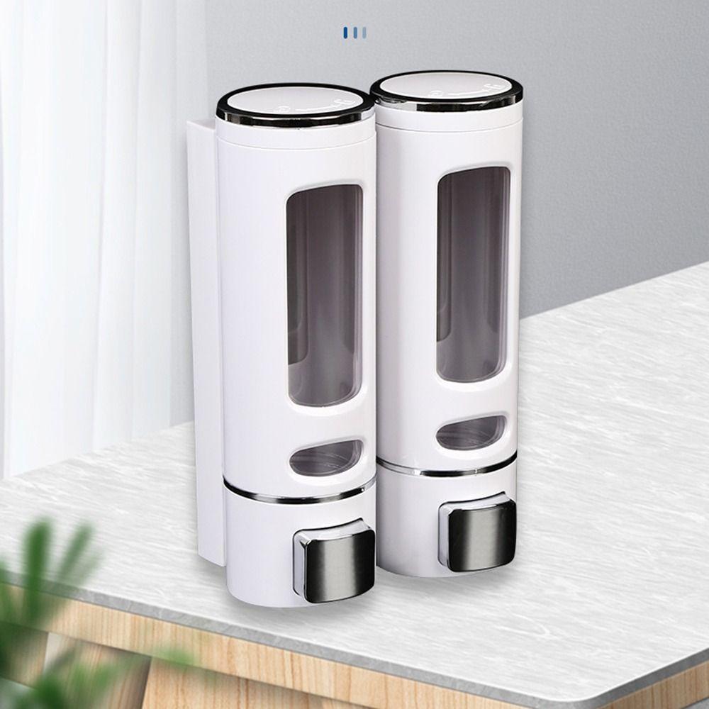 2/3 Head Liquid Soap Container Wall-Mount Hand Soap Press Bottle Soap Dispenser  Home