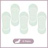 10 Pieces = 5 Pairs Women Invisible No Show Nonslip Loafer Socks Boat Liner Cotton Socks Comfortable Ankle Socks