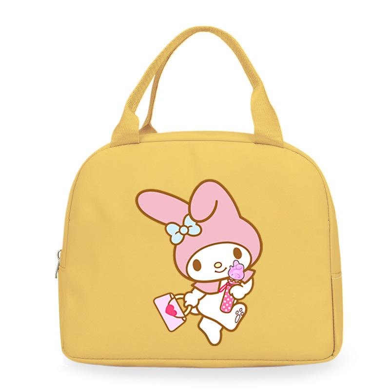 Melody cute cartoon print student lunch bag high value work commute leisure handbag