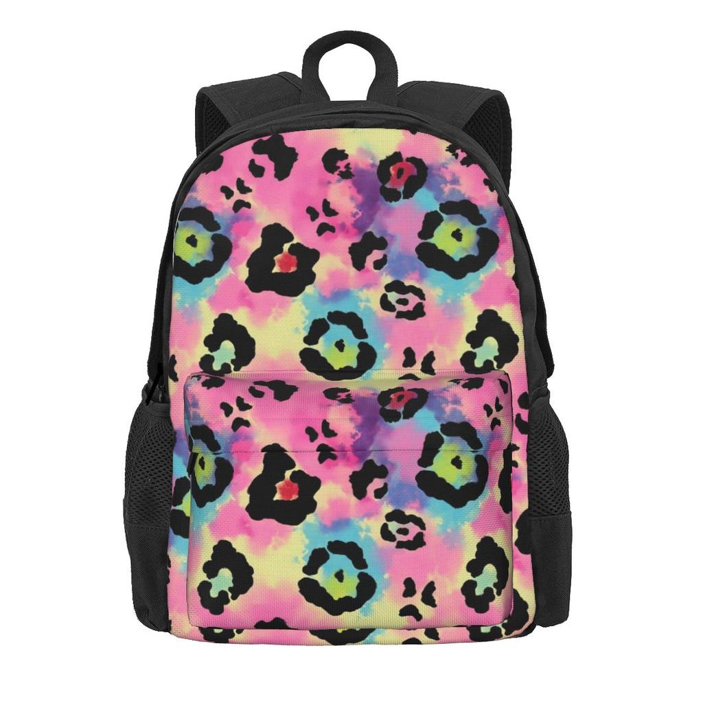 Candy Skull Knapsack Girls Colorful Skulls Durable Rucksacks Polyester Kawaii High Schoolbags Journey Custom Rucksack