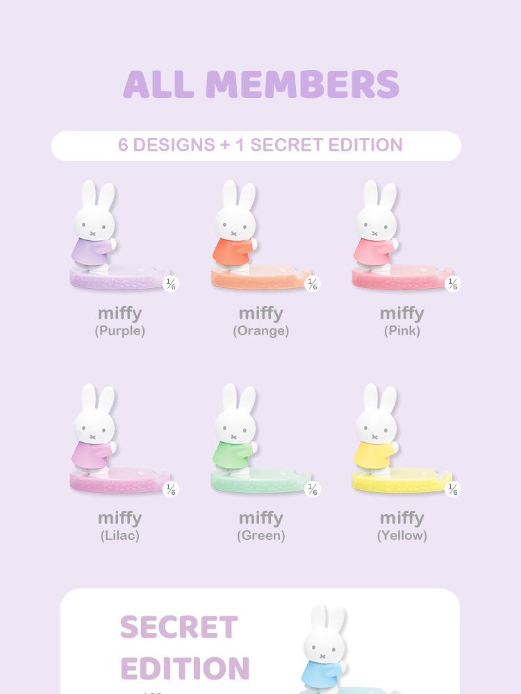 Miffy Cute Foldable Telescopic Phone Holder - Universal Desktop Stand for Streaming and Watching Dramas.