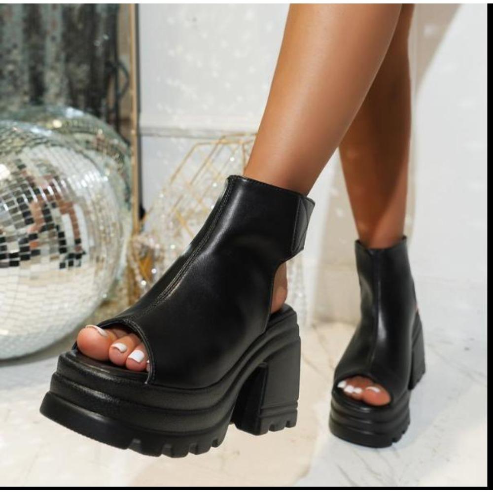 Sommer Fischmaul Offene Zehen Leichte Sexy Bankett High Heel Sandalen Modisch Neu Rutschfest Bequeme Damen Freizeitsandalen