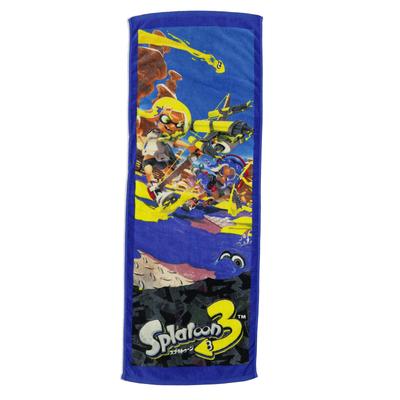 Marushin Kąpiel Splatoon 3 Splash Day Postać Basenowa UV 4525003300 Ręcznik dla Dzieci, Wzór, Ręcznik dla Chłopców, Ochrona,