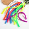 6 Adet Kendin Yap Yumuşak Kauçuk Noodle Esnek İp Oyuncakları Gerilebilir İp Stres Giderici Oyuncak Gerilebilir İp Fidget Stres Atma Çocuk Oyuncak