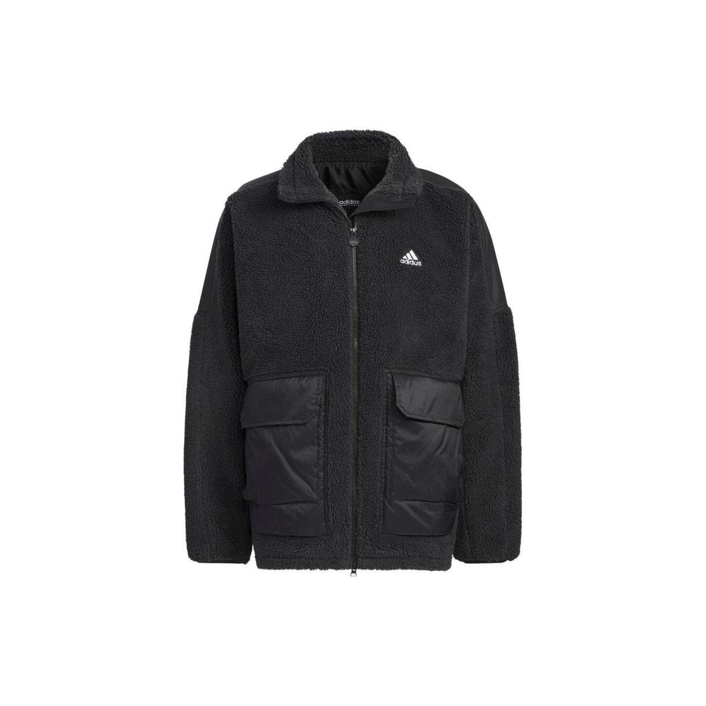 adidas Warding Oversized Boa Full-Zip Jacket Unisex Black IK7341