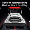 KEYSION Transparent Magnetic Case for Nothing Phone 3A Pro Silicone+PC Heavy Duty Shockproof Phone Cover for Nothing Phone 3A