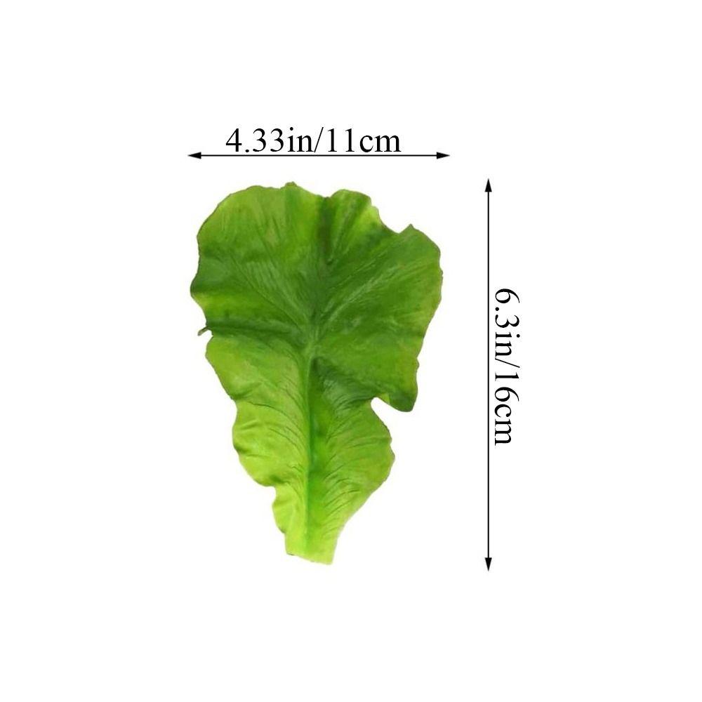 Lifelike Kitchen Decor Simulation Lettuce Leaves Kids Toy Vegetable Model Lettuce Adornment