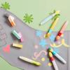 Colored chalk set Brushes DIYs Children Drawing Craft Brushes with Comfort Thick Handle parent-child interaction supplies