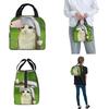 Meowl Cat Owl Meme Thermal Insulated Lunch Bags for School Portable Food Bag Cooler Thermal Lunch Box