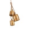 Christmas Tree Ornament Metal Finish With Clear Sound For Party Home Decoration Decorative Bell Pendant