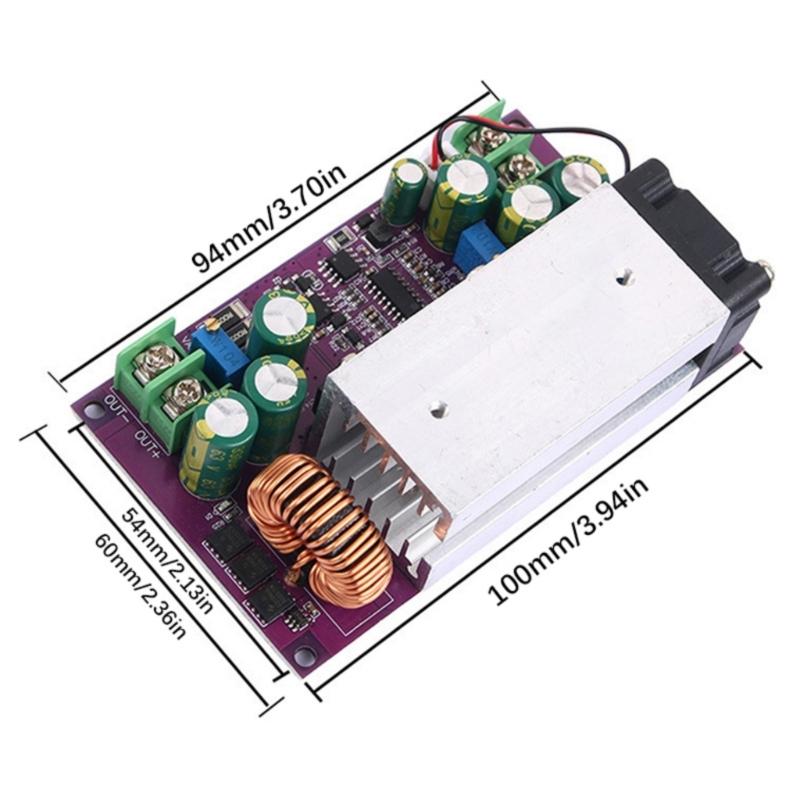 User Friendly Power Supply Module Easy Installation No Solder Required 600W 25A Constant Current with Wide Voltages Ranges for Various Applications