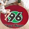 Hannover 96 Custom Name Round Area Rug,Carpet Rug for Living Room Bedroom Sofa Playroom Decor,Non-slip Floor Mat