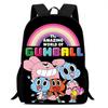 O Incrível Mundo de Gumball Mochila Escolar de Grande Capacidade de Alto Valor
