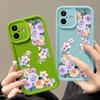 For iPhone 16 Pro Max 15 Pro 14 Plus 13 12 11 XS 8 7 Case Colorful Floral Print Lens Protection Shockproof Matte TPU Soft Phone Cover