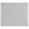 Kitchen Splashback 2 pcs Light Grey 70 x 60 cm Tempered Glass