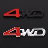 1Pcs Car 3D Metal Stickers 4WD 4X4 Decals for Nissan Juke X-trail Qashqai Opel Astra H G Insignia Kia RIO Ceed Sorento Sportage