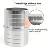 1PC Hose Barb Fittings, 3 Pack 1-1/2" Inch Aluminum Alloy Hose Barbed Splicer Mender Union Coupler Fitting Coolant Intercooler Heat Exchanger Fluid