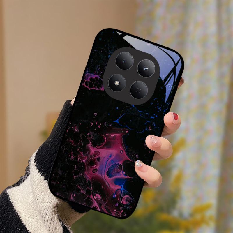 For Xiaomi POCO M8 Pro 5G Case M8Pro Tempered Glass Phone Cover For Redmi Note 15 Pro Plus Note15 Pro+ 5G Funda Camera Protector