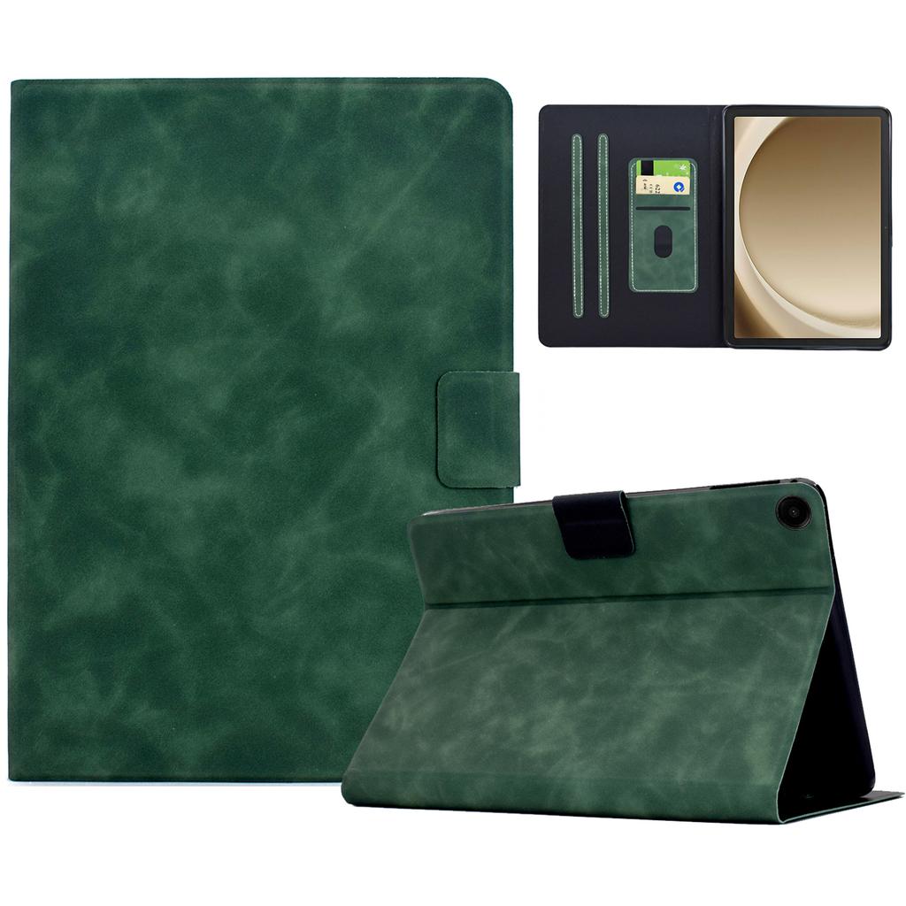 For Samsung Galaxy Tab A9+ Case PU Leather Tablet Cover with Card Slots
