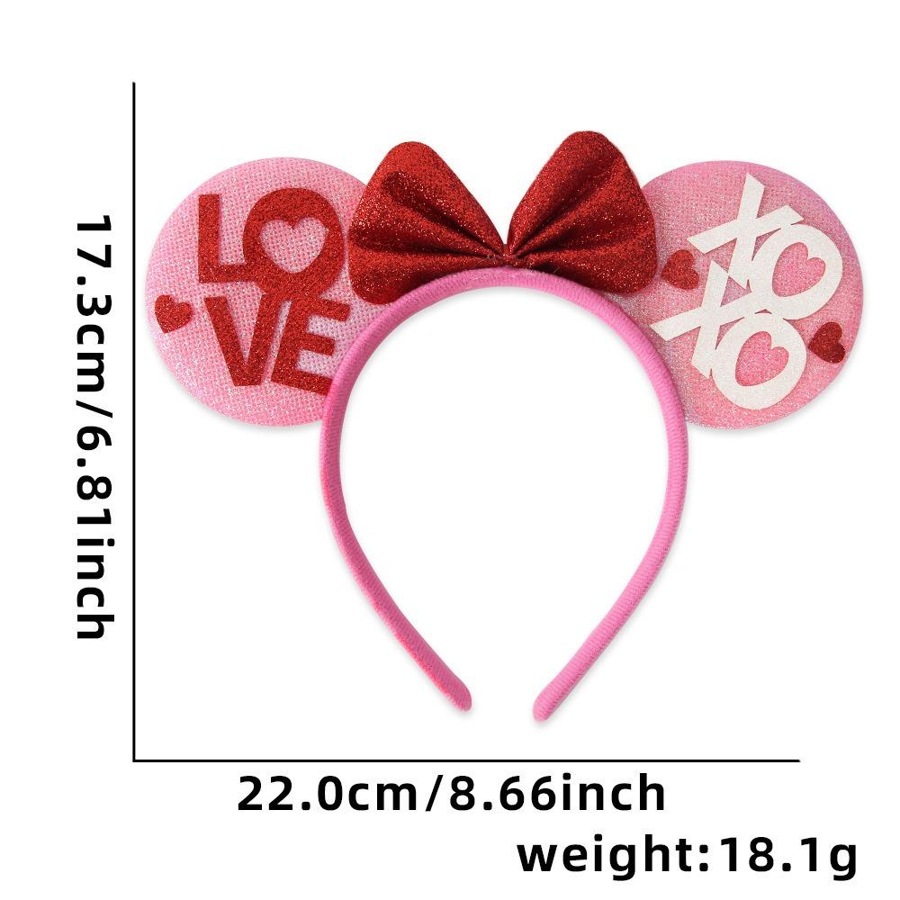 

Valentine s Day Red Hairbands Wedding Dress Up Valentine s Day Photography Props Happy Love Valentine s Day Decor for Home світло-зелений колір