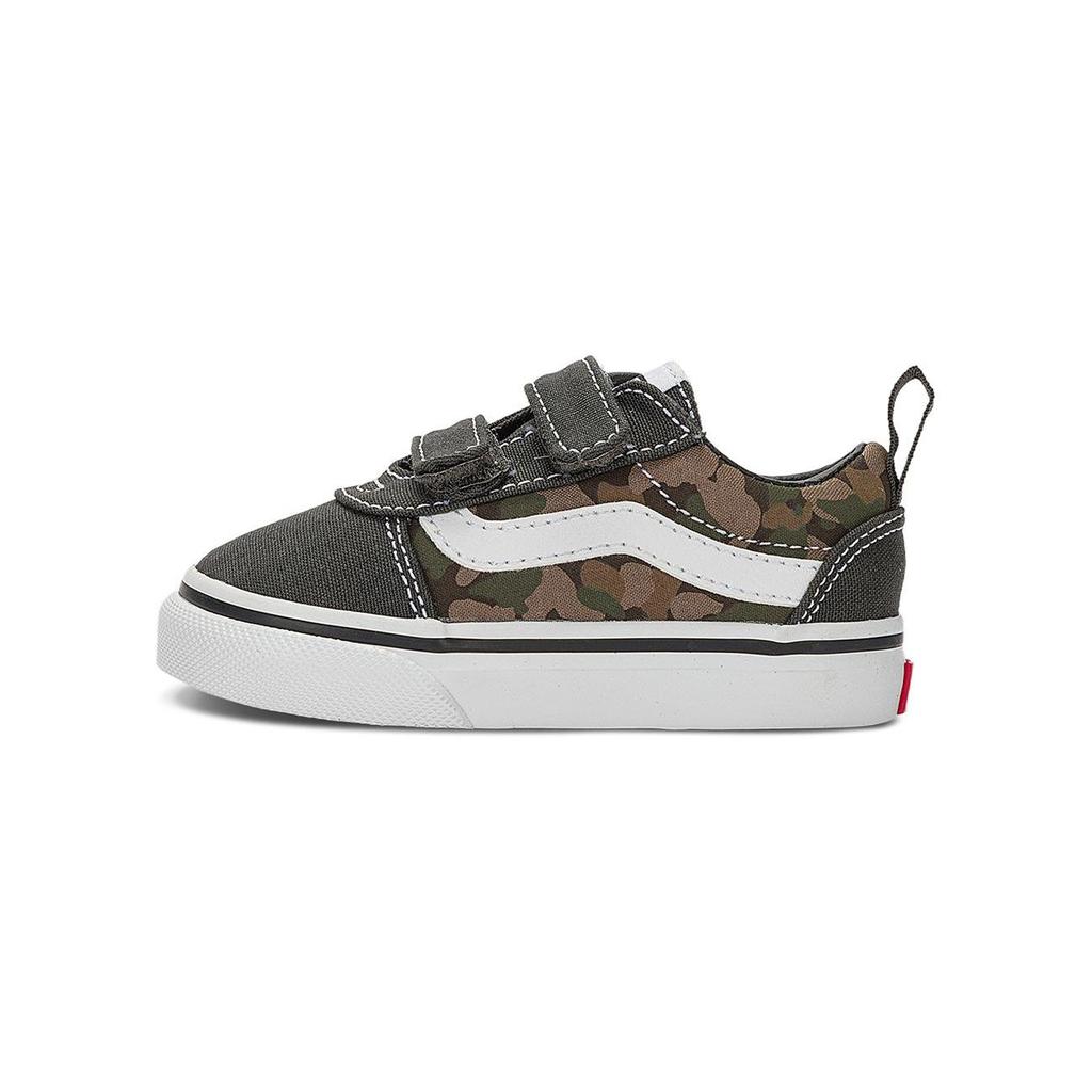 Vans Ward Comfortable Versatile Low-Top Walking Shoes Camouflage Baby sneaker VN0A4BTFMCG