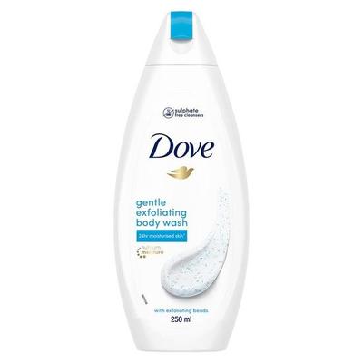 Bagnoschiuma Esfoliante Delicato Nutriente, Detergente Delicato Idrata la Pelle, Equilibra il pH, Per Tutti i Tipi di Pelle, 250 ml
