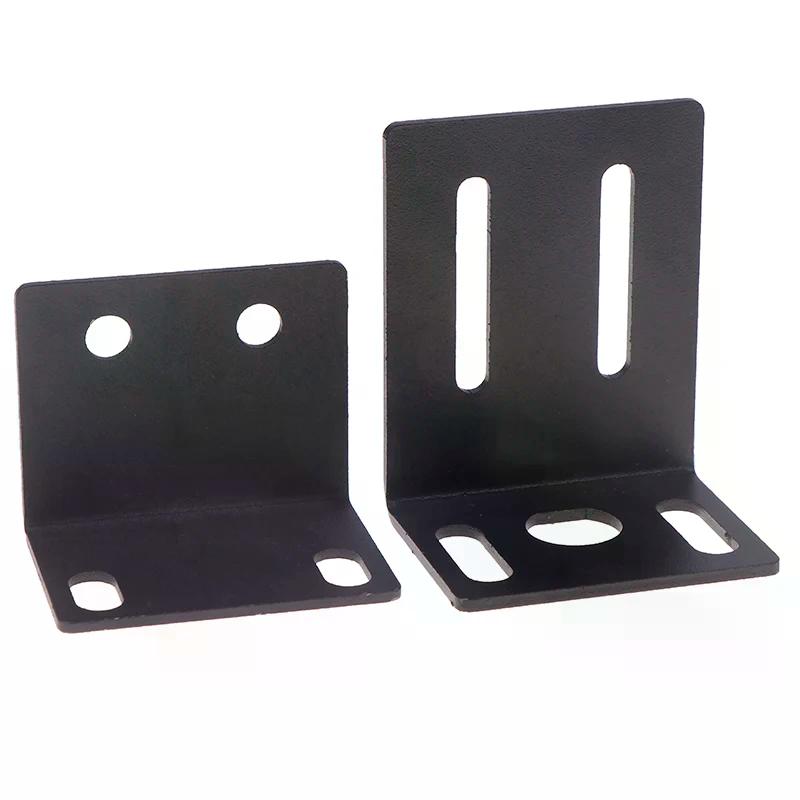 New 1 Set Metal 1U Rack Mount Ear Mounting Jointing With Screw Cap For Frame Box High Qulaity Wireless System Receiver Host