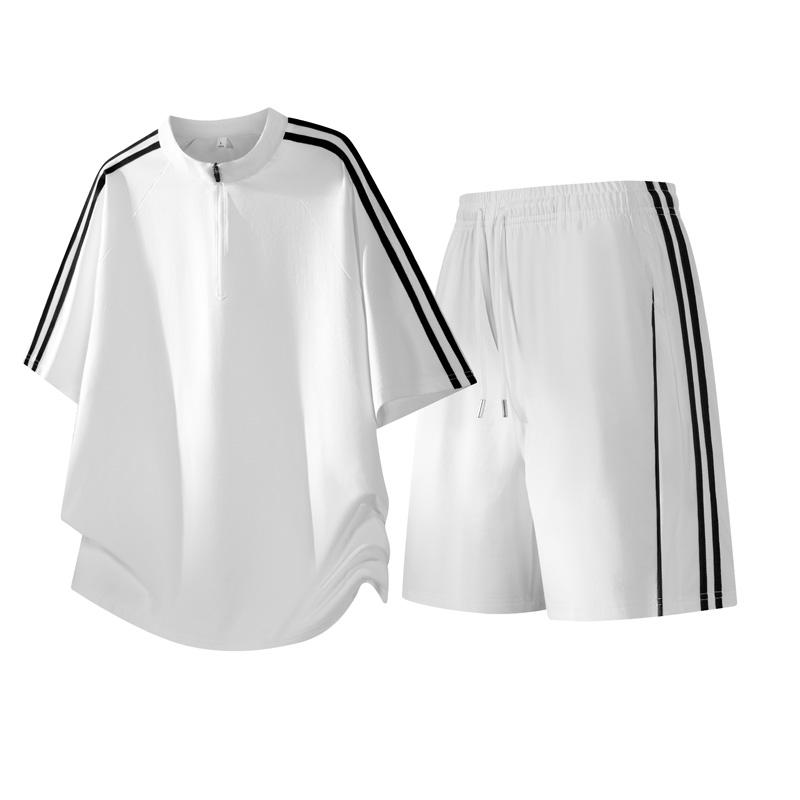 Men's Short Sleeved Set Versatile Casual Sports Two-piece Set