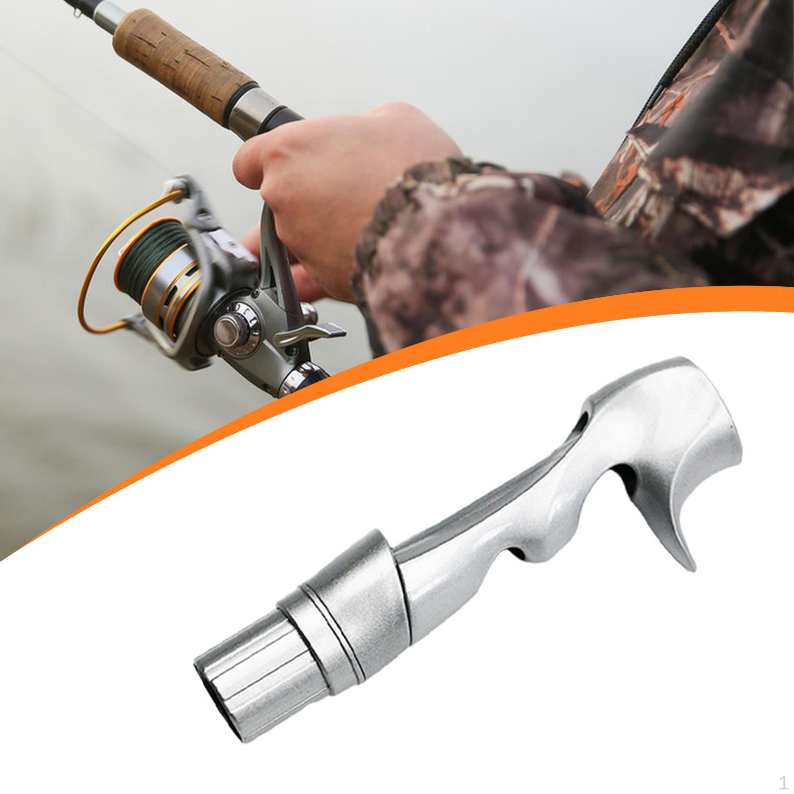

Fishing Reel Handle, Aluminum Alloy, Bracket, Easy to Install Repair Accessories, Non-slip, for DIY серебряный