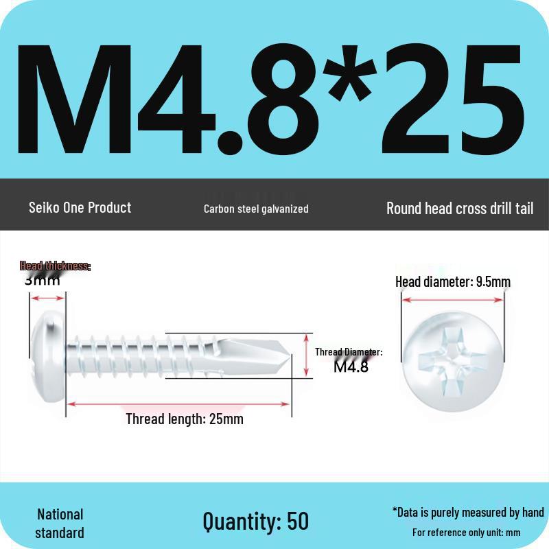 National Standard Hardened Galvanized Phillips Self-Drilling Self-Tapping Screws for Sheet Metal