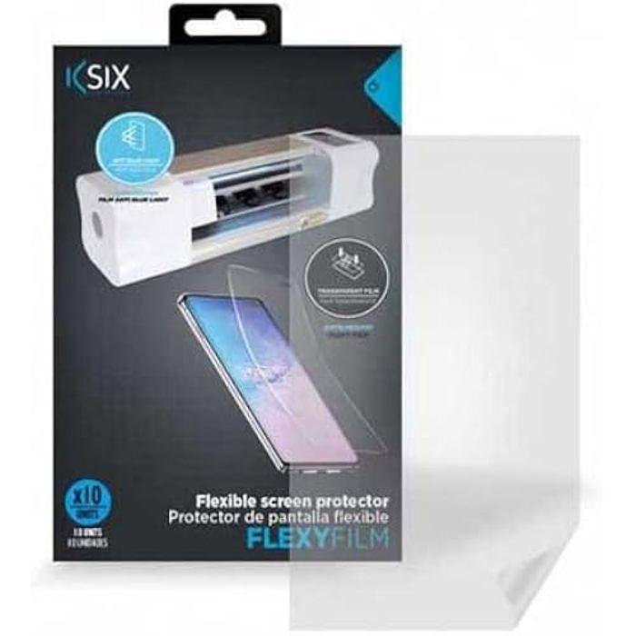 Film de protection écran - KSIX - Pack de 10 - Antibluet - Rechargeable - Flexy Film
